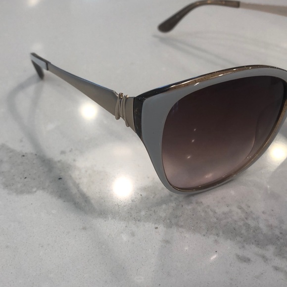 Marciano by Guess White Plastic Sunglasses